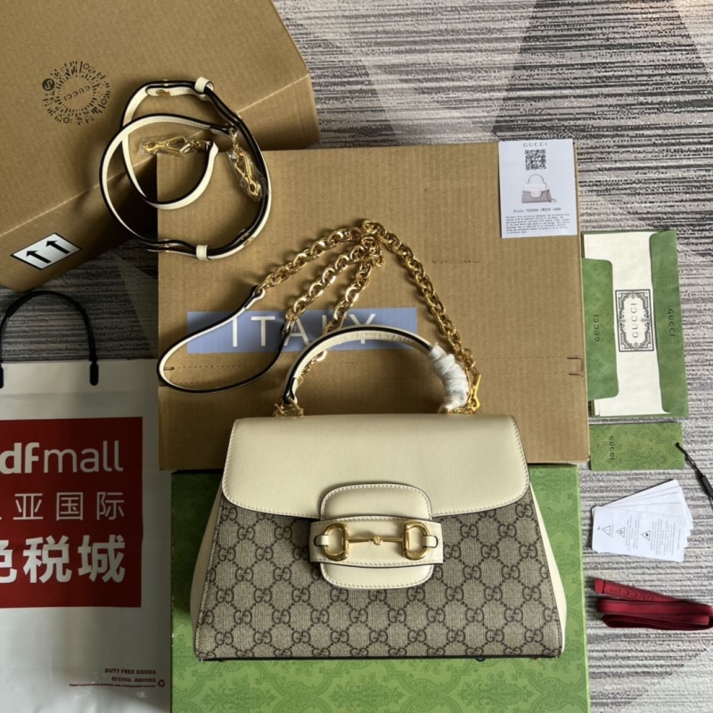G*u*i top handle bags